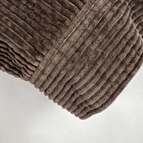 J Jill Corduroy Velvet Jacket Shacket size 1X Button Up Brown Retro Casual Boho - Picture 2 of 12